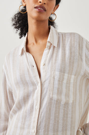 CHARLI SHIRT - SHORE STRIPE