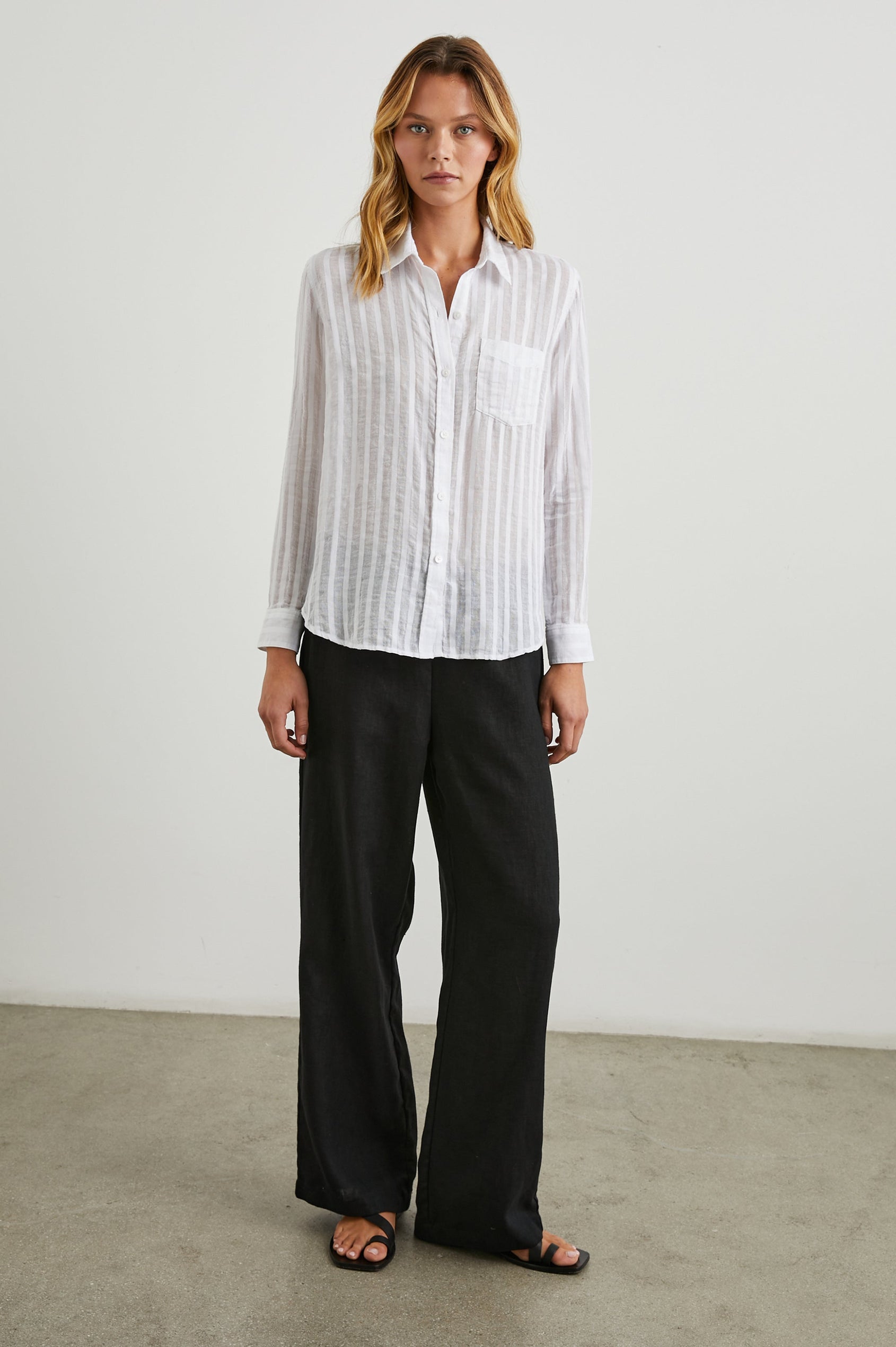 CHARLI-WHITE-SHADOW-STRIPE-FULL FRONT BODY