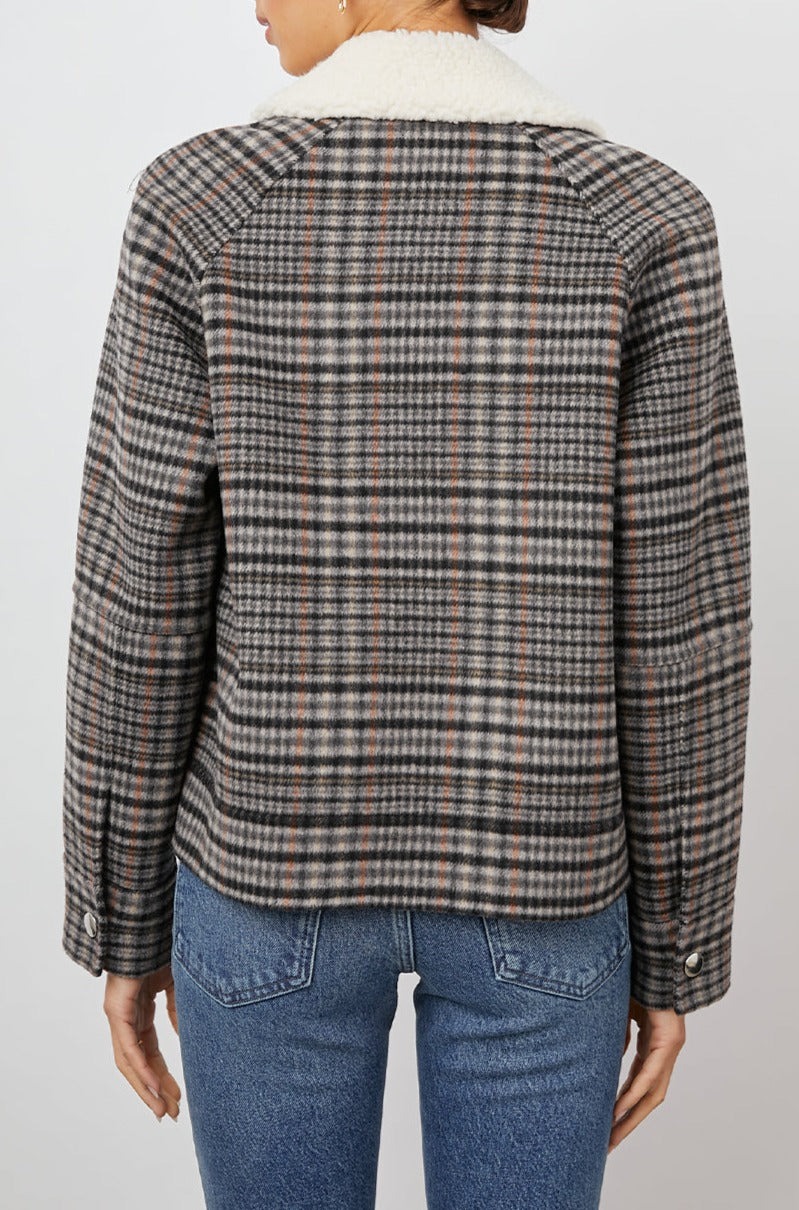 CHEYENNE ONYX TAUPE PINK JACKET-BACK