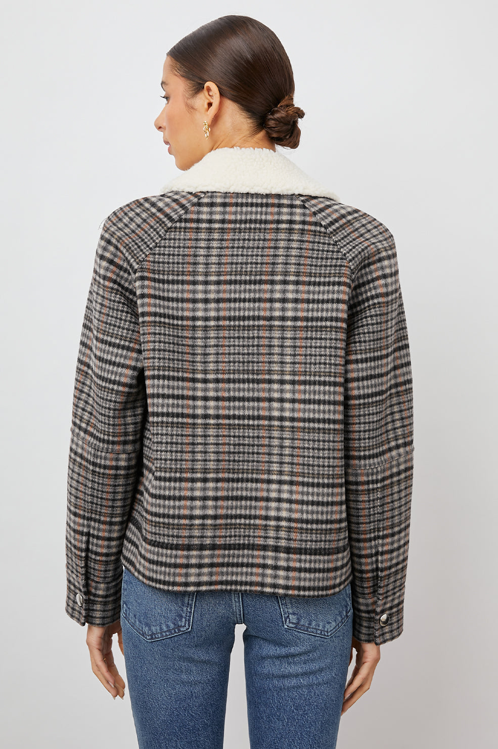 CHEYENNE ONYX TAUPE PINK JACKET-BACK