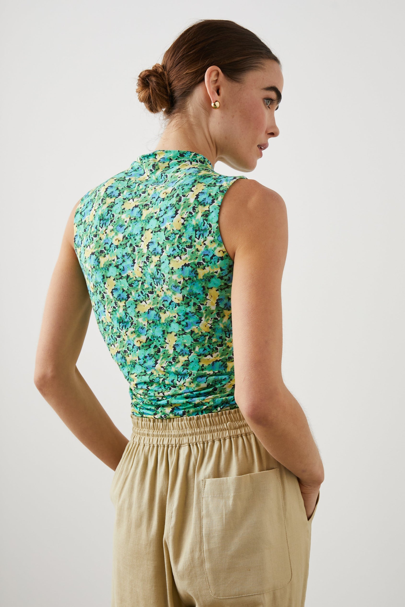 CHRISTEN TOP WATER COLOR IVY - BACK