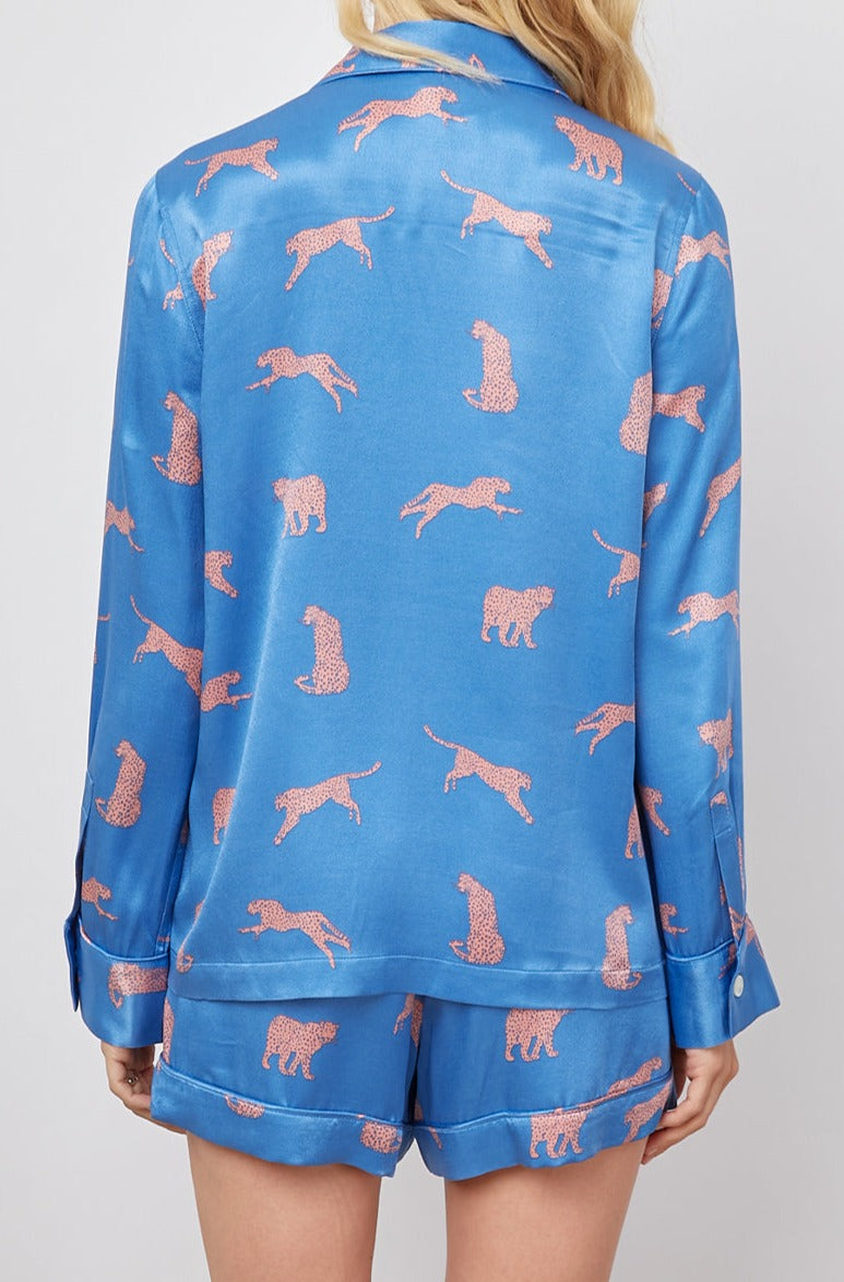 CLARISE PINK CHEETAHS PAJAMAS-BACK