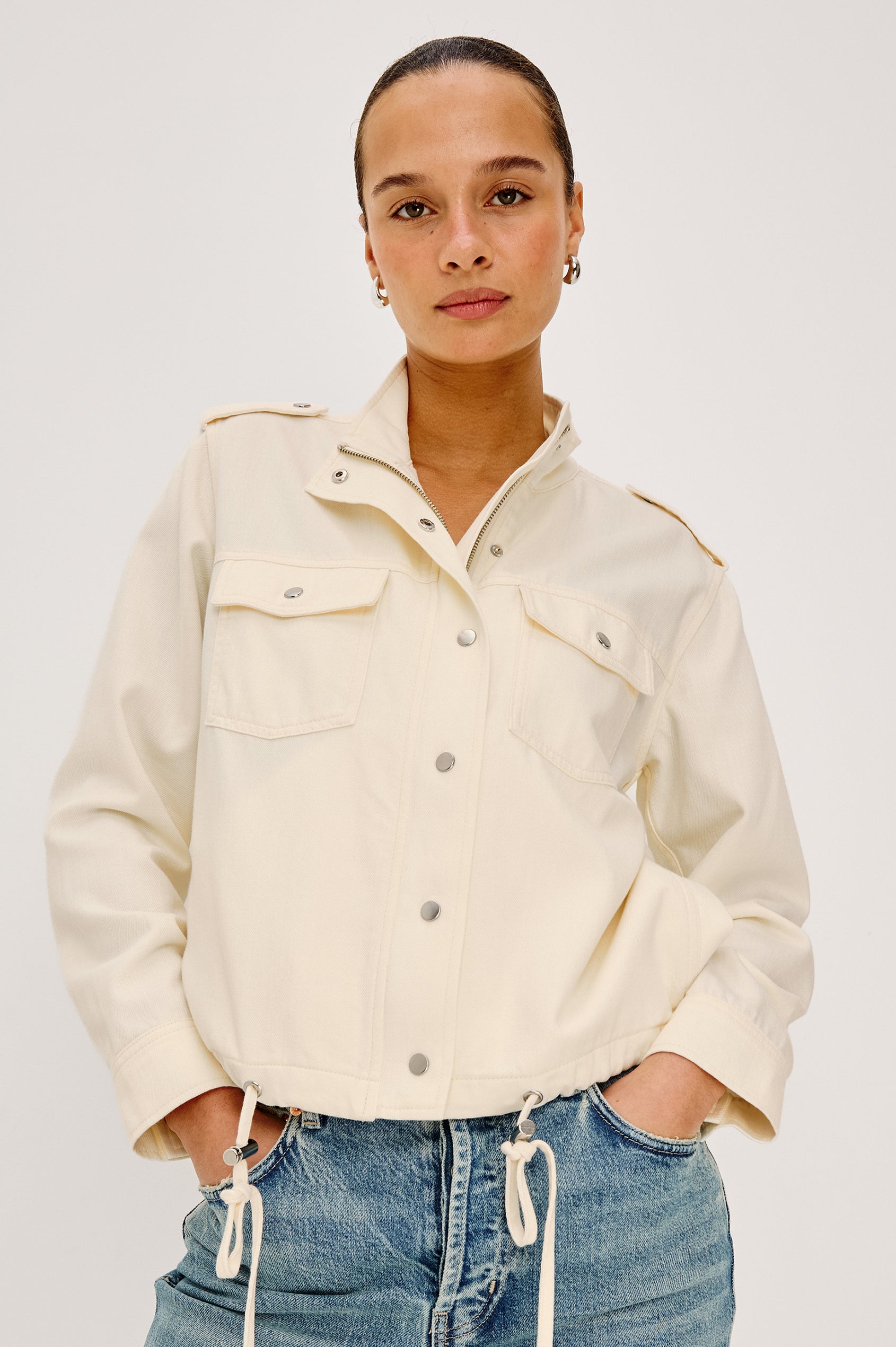 COLLINS JACKET - IVORY