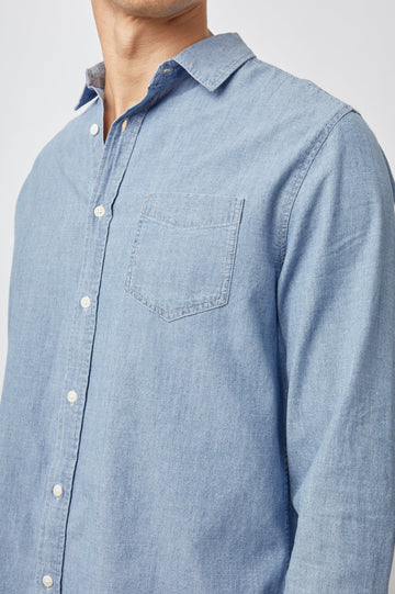 COLTON SHIRT MEDIUM VINTAGE WASH - DETAILS