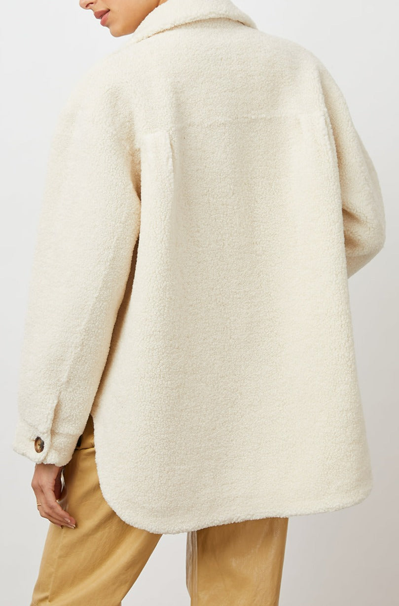 CONNIE IVORY TEDDY SHACKET-BACK