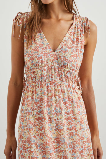 CONSTANTINE MULTI WILDFLOWER DRESS-DETAIL
