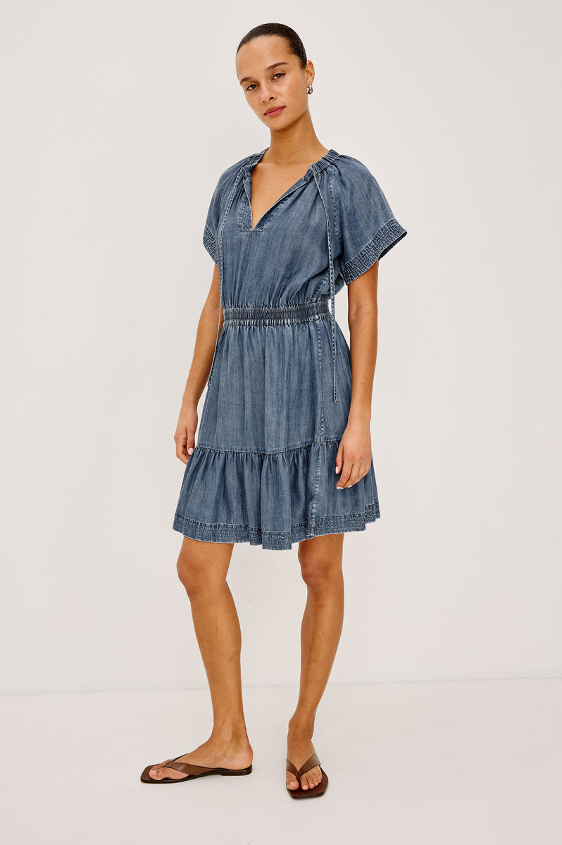 CORVERA DRESS - BLUE RIDGE – Rails UK