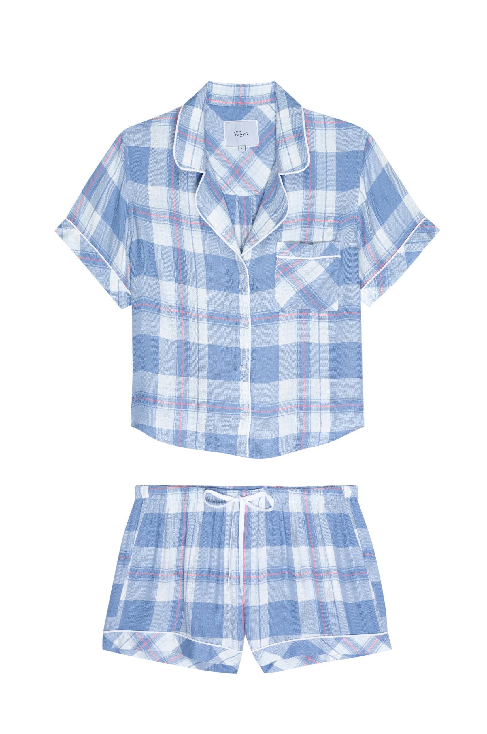 DARCIE BLUE LAKE CORAL PAJAMAS- FLAT