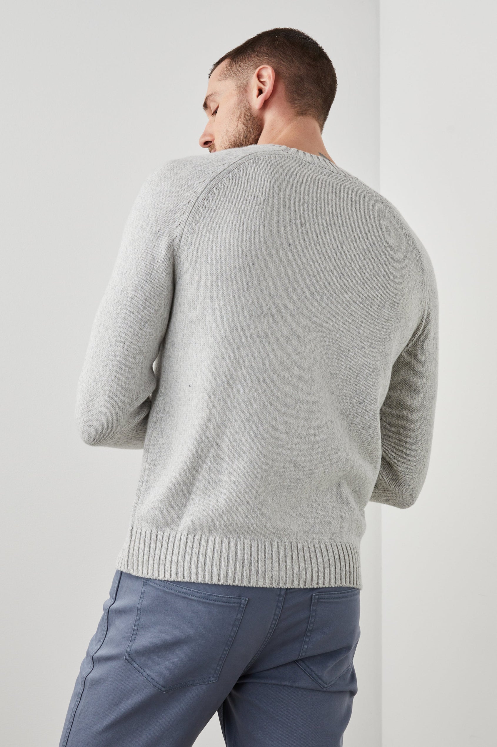 DONOVAN GRAVEL SWEATER - BACK 