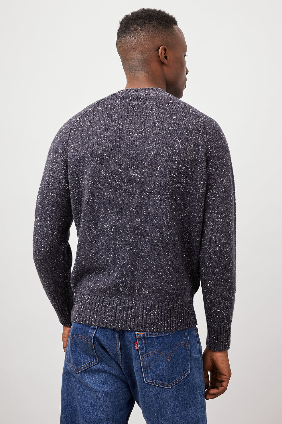 DONOVAN NAVY NEP SWEATER-BACK