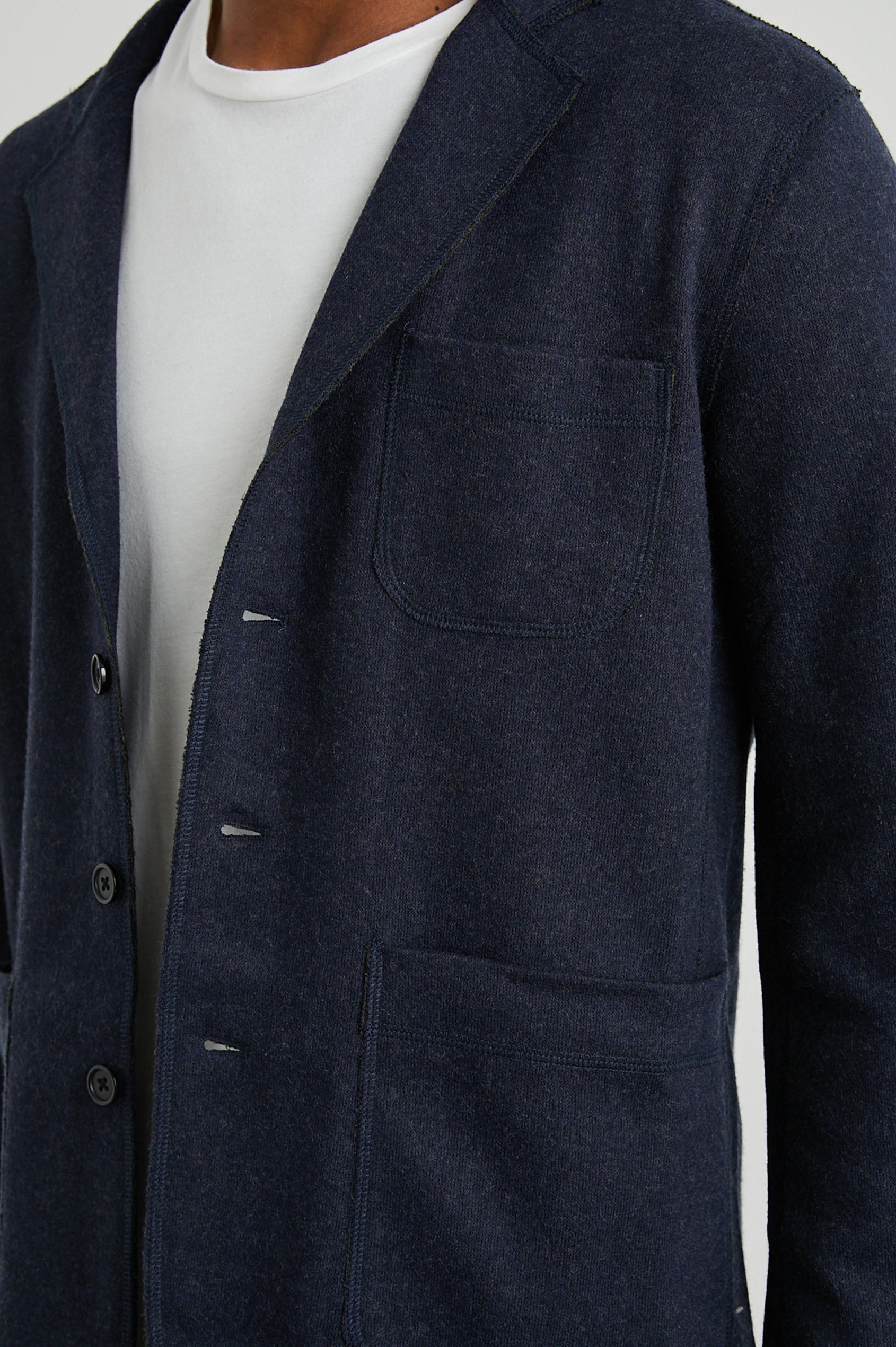 DWIGHT NAVY BLAZER - DETAIL