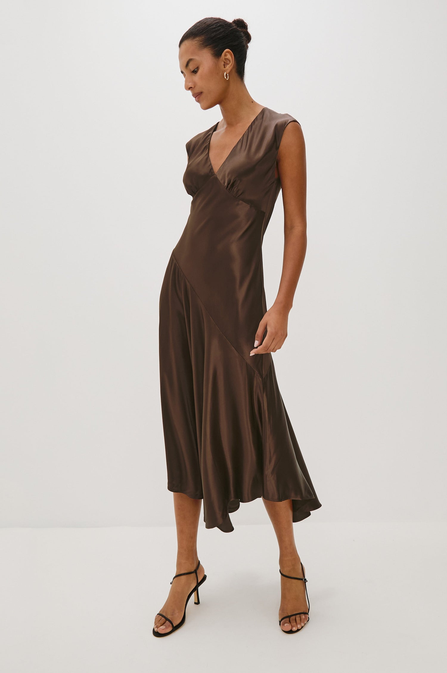 ELENI DRESS - ESPRESSO