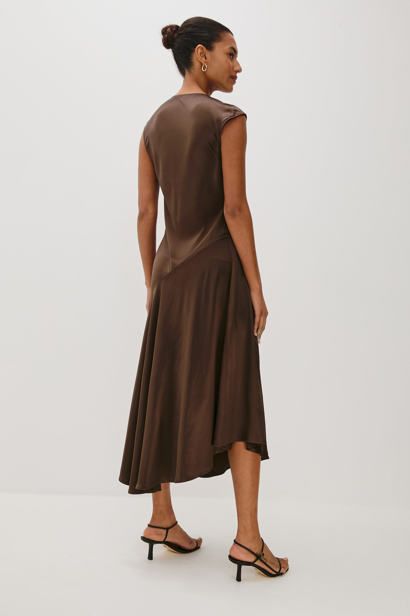 ELENI DRESS - ESPRESSO