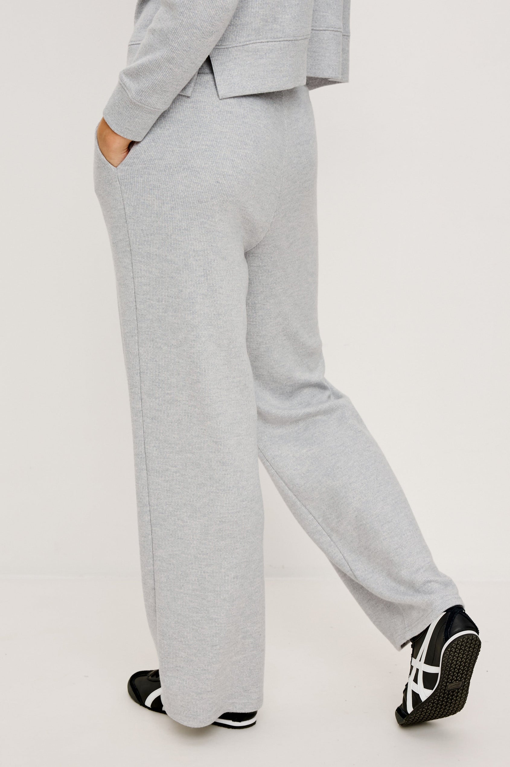ELLERY SWEATPANT - HEATHER GREY BRUSHED
