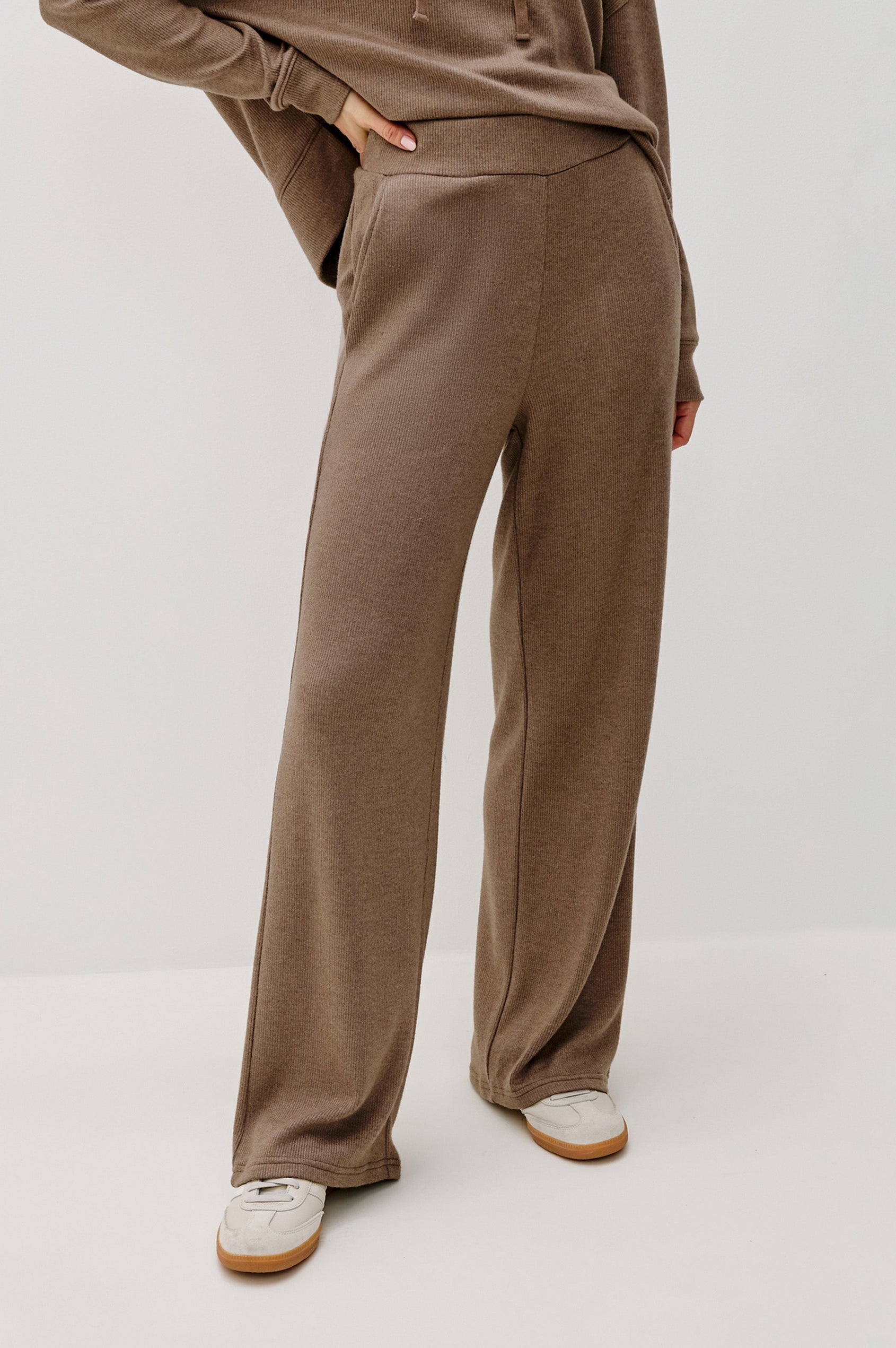 ELLERY SWEATPANT - HEATHER LATTE