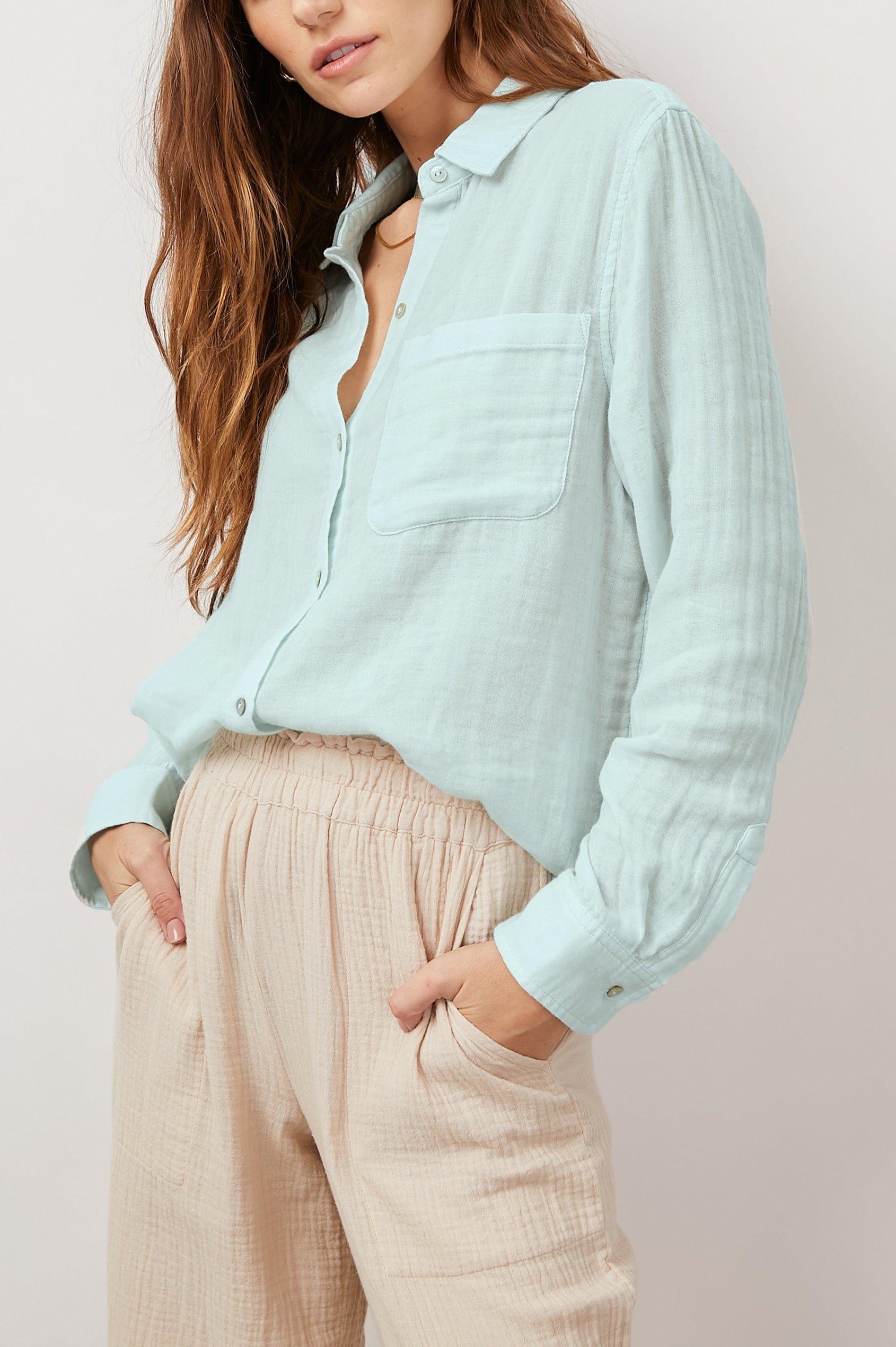 ELLIS SHIRT - SKY-FRONT