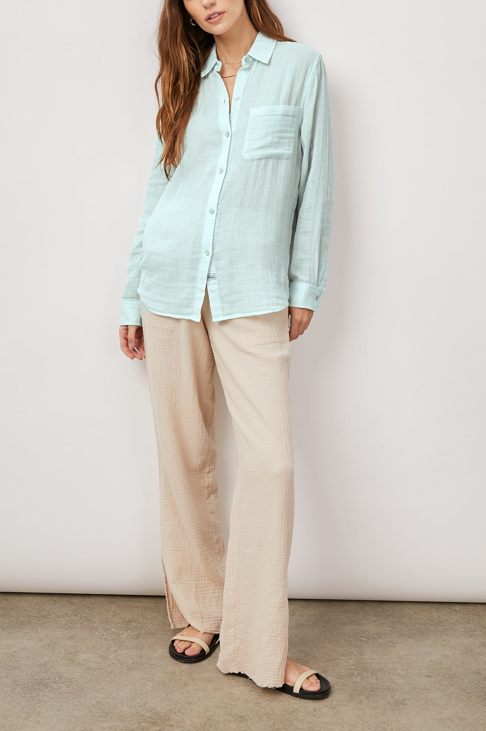 ELLIS SHIRT - SKY-FULL FRONT BODY