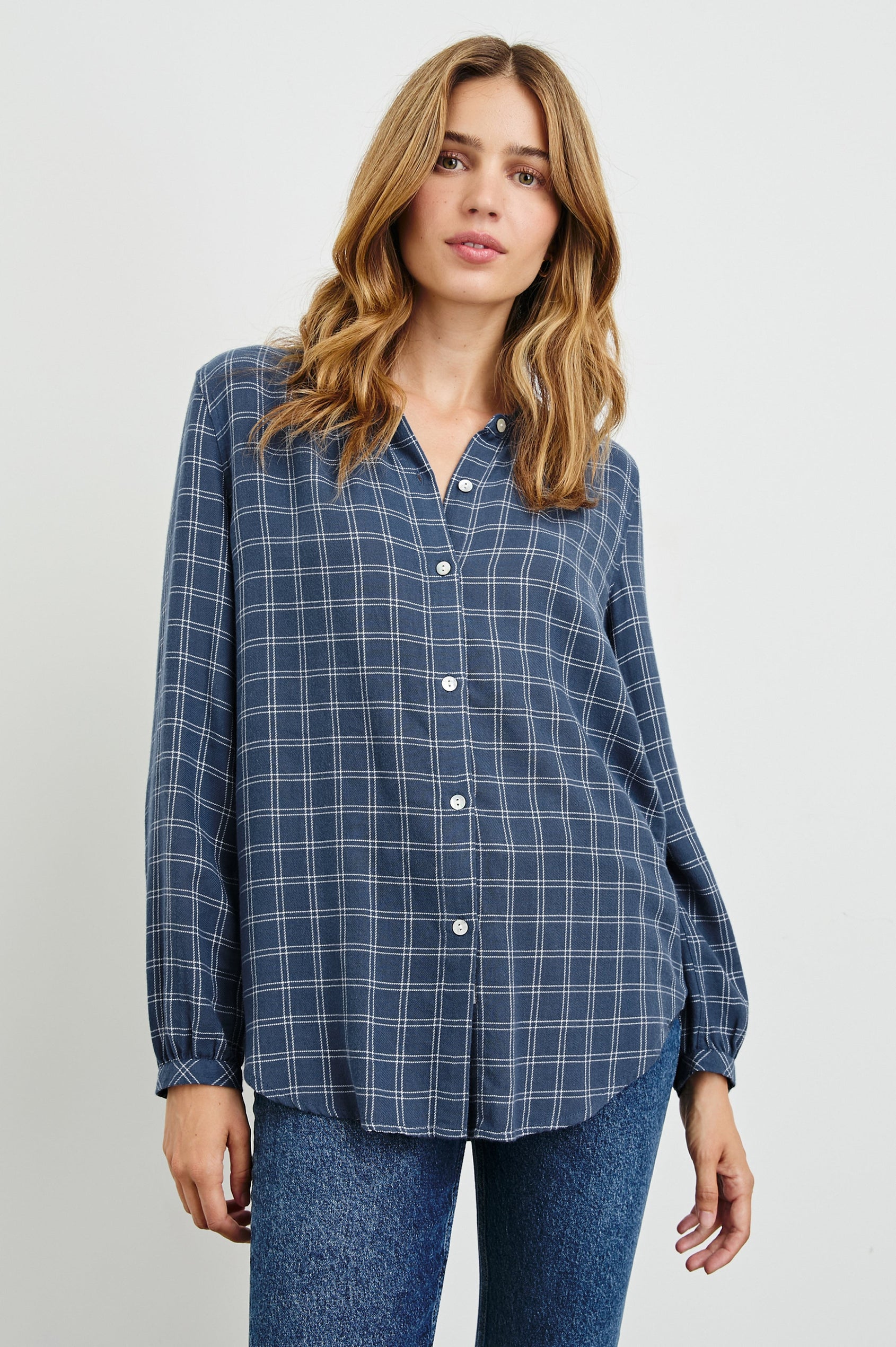 ELOISE-INDIGO-IVORY-PLAID-FRONT