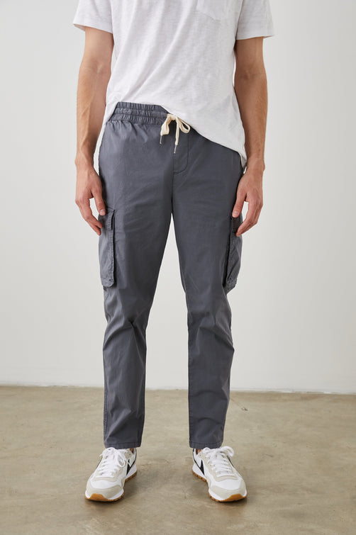EMMERSON CHARCOAL PANT - FRONT