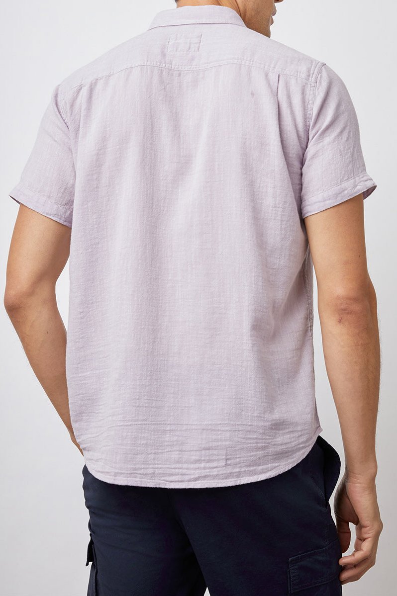 FAIRFAX LAVENDER BUTTON DOWN SHORT SLEEVE-