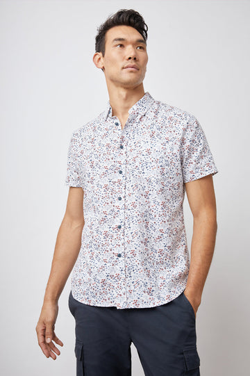 FAIRFAX SHIRT MEDITERRANEAN FORAGE - FRONT BODY