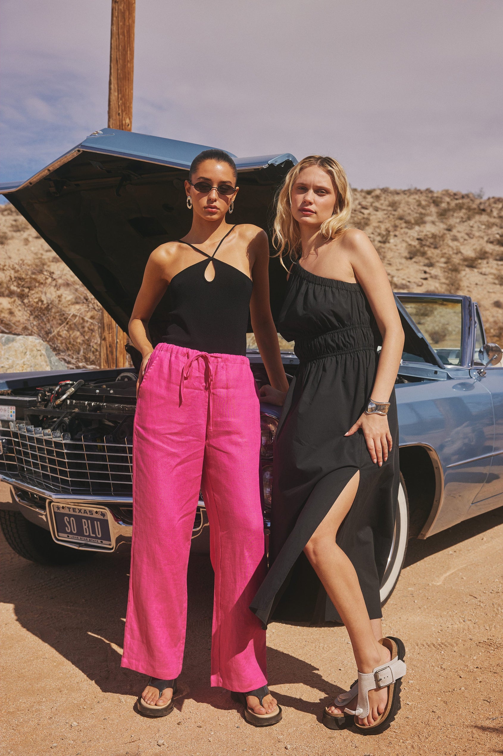 EMMIE RASPBERRY PANT - EDITORIAL