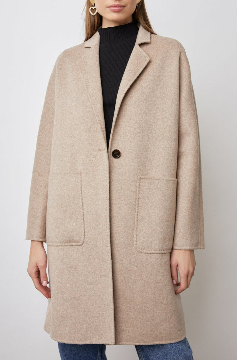 EVEREST HAZELNUT COAT-FRONT 