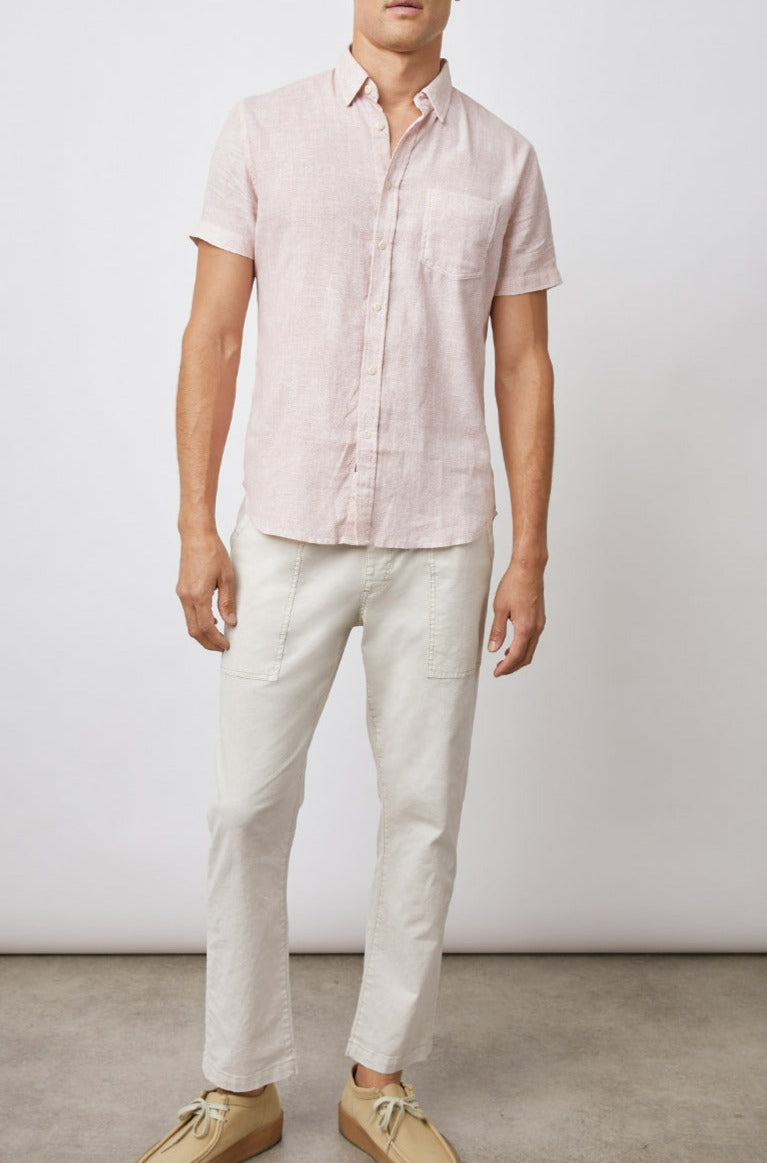 FAIRFAX SHIRT AMAZON SUN BLUSH - FRONT FULL BODY