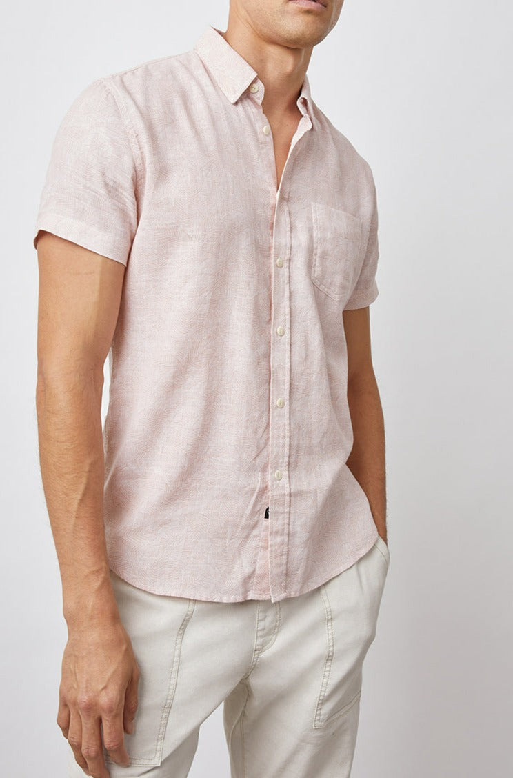 FAIRFAX SHIRT AMAZON SUN BLUSH - FRONT SIDE BODY
