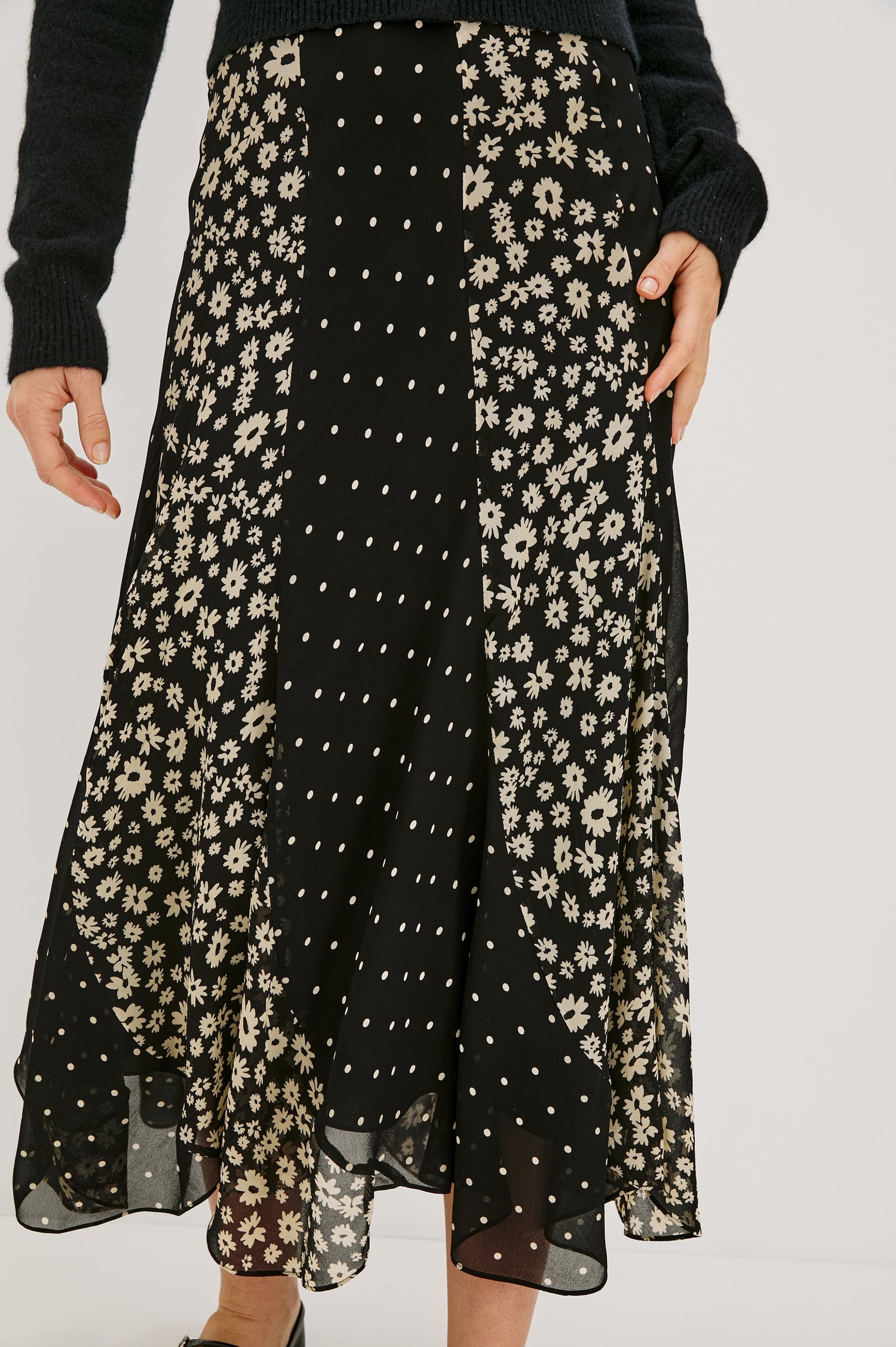 FELINA SKIRT - DAISY DOT COMBO