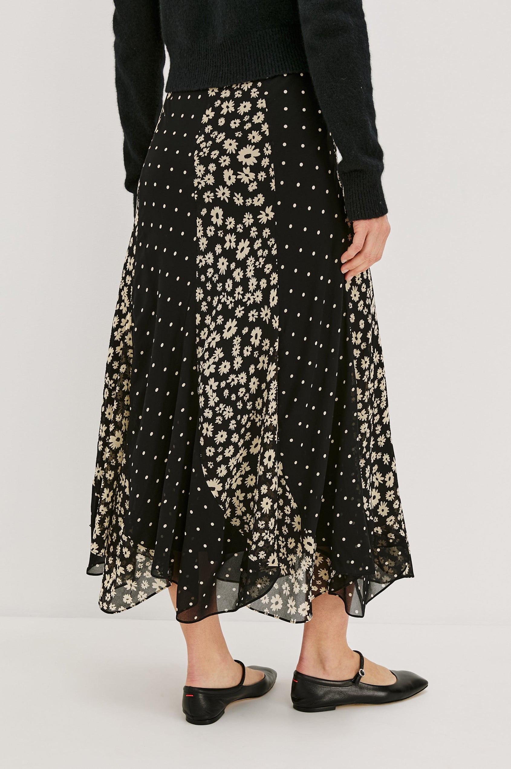 FELINA SKIRT - DAISY DOT COMBO
