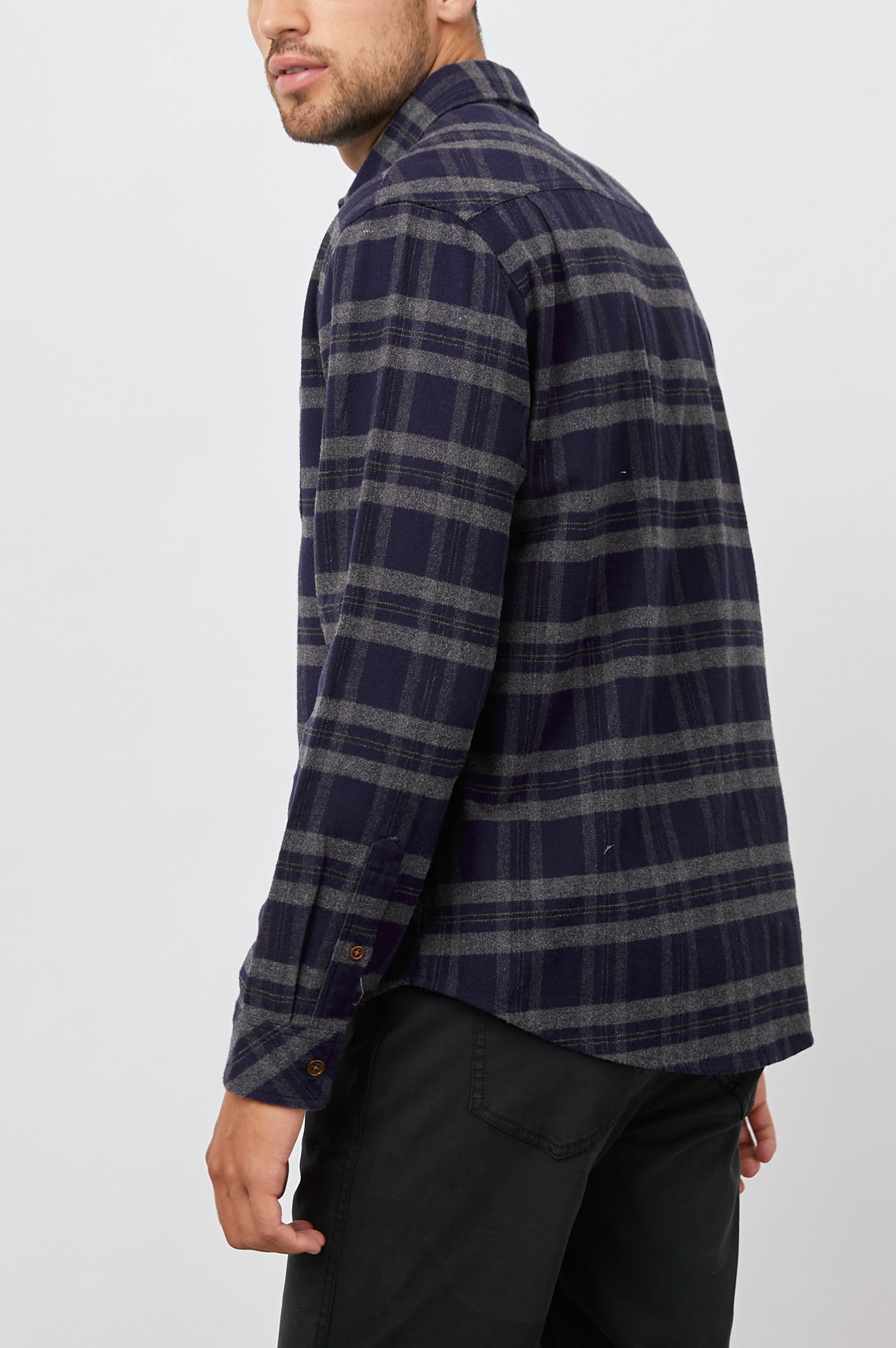 FORREST SHIRT - ANCIENT NAVY MELANGE