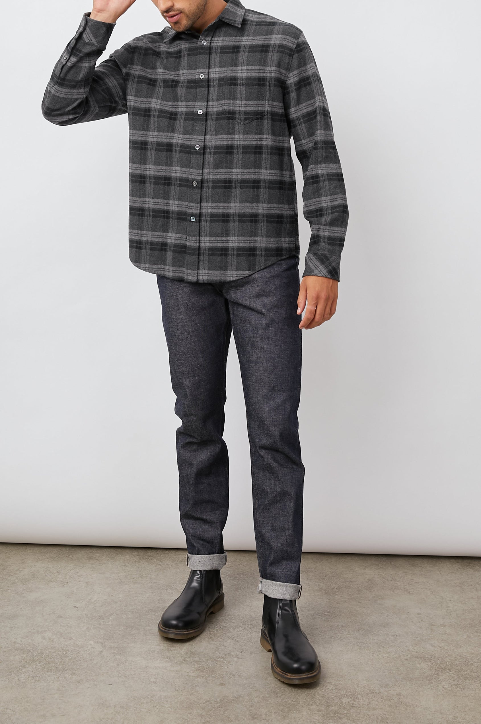 FORREST SHIRT SHADOW WRAITH MELANGE - Full body