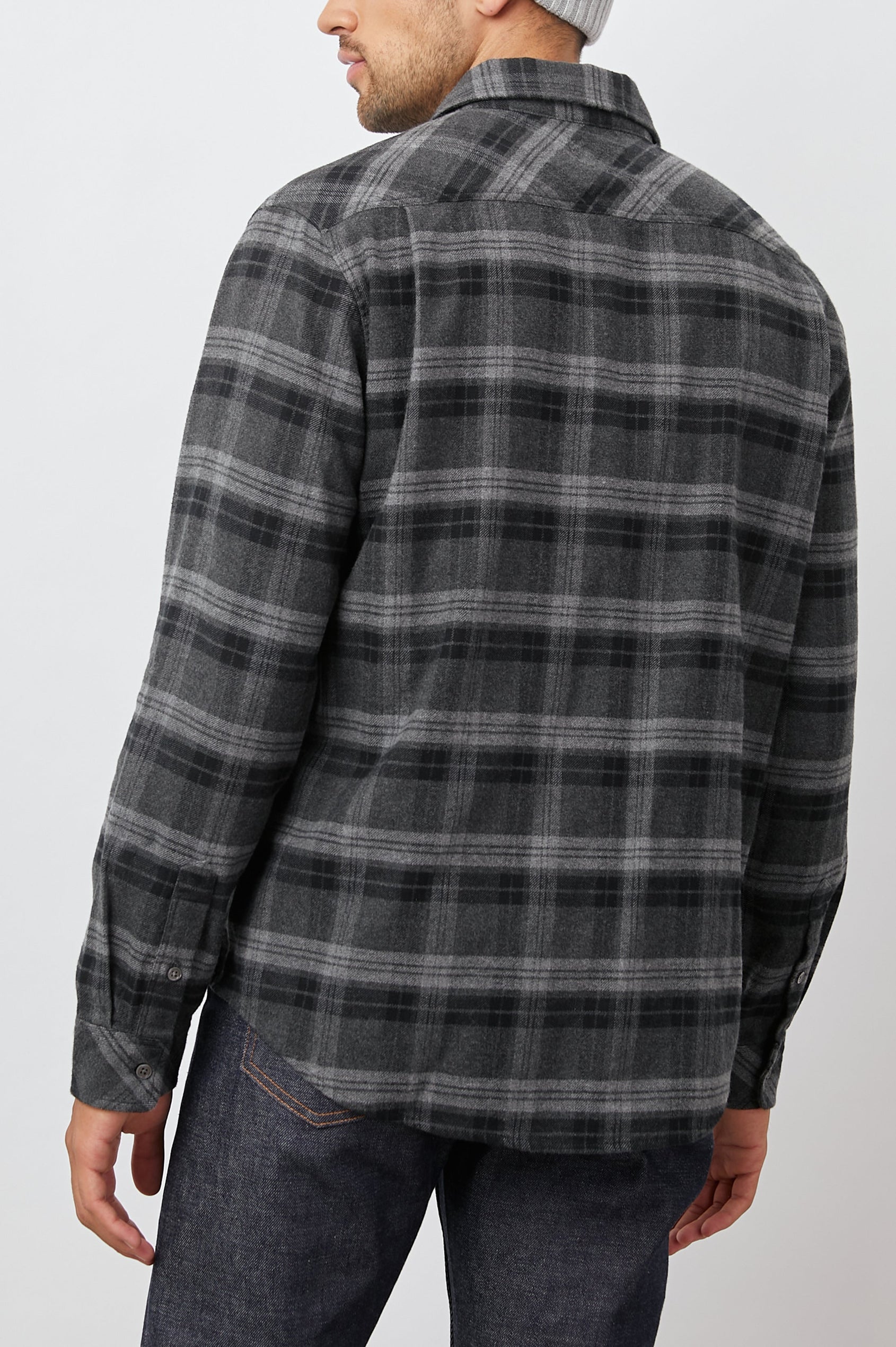 FORREST SHIRT SHADOW WRAITH MELANGE - BACK BODY