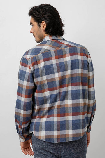 Forrest Autumn Smolder Button Down Long Sleeve- back