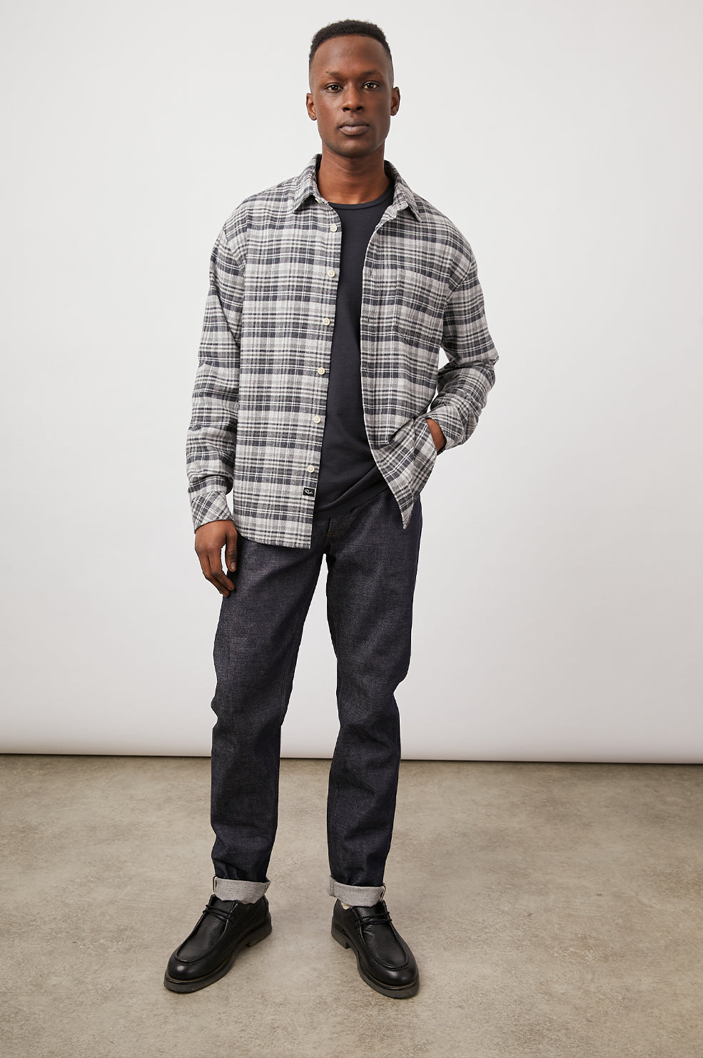 FORREST SHIRT - CHROMIUM MELANGE