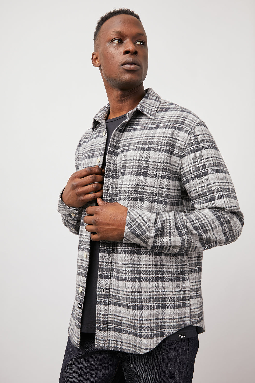 FORREST SHIRT - CHROMIUM MELANGE