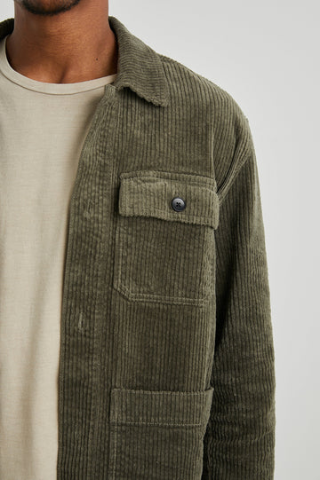 FRANKLIN SURPLUS JACKET - DETAIL OF COLLAR