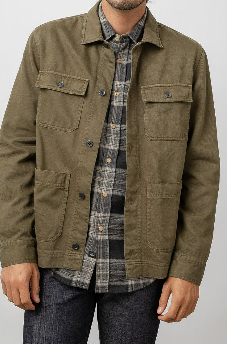 Franklin Shadow Jacket - unbuttoned front 