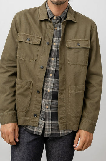 Franklin Shadow Jacket - unbuttoned front 