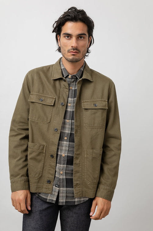 Franklin Shadow Jacket - unbuttoned front 