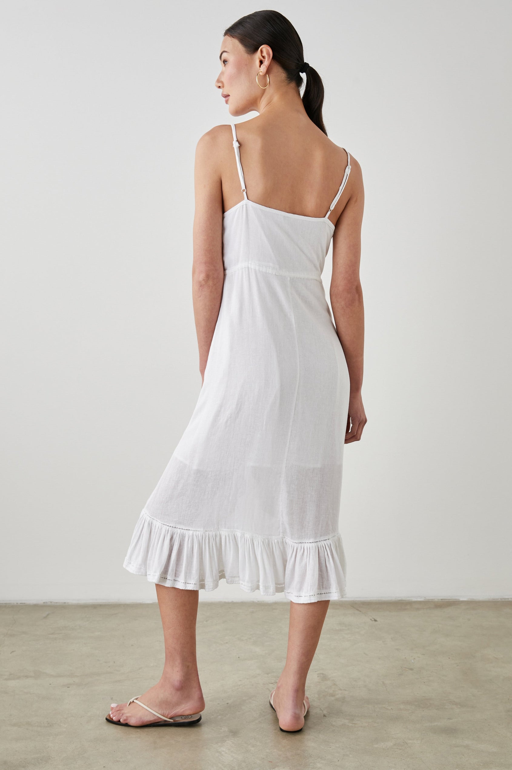 FRIDA DRESS WHITE - BACK