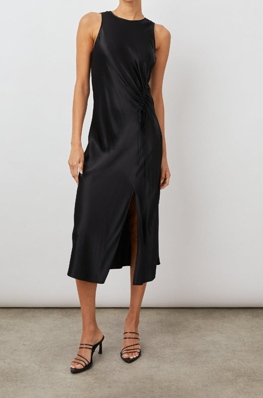 GABRIELLA BLACK DRESS-FULL FRONT BODY