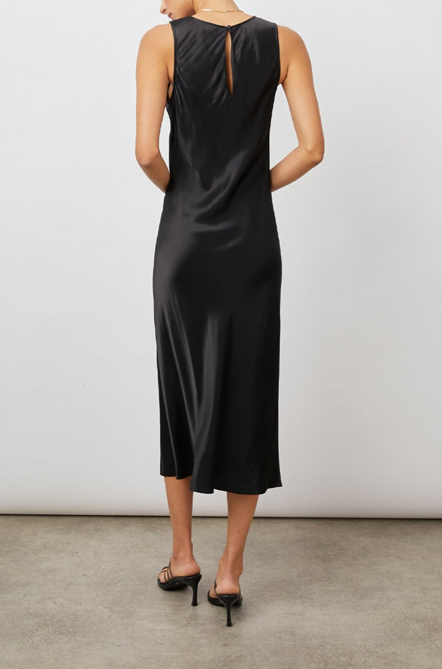 GABRIELLA BLACK DRESS-FULL BACK BODY