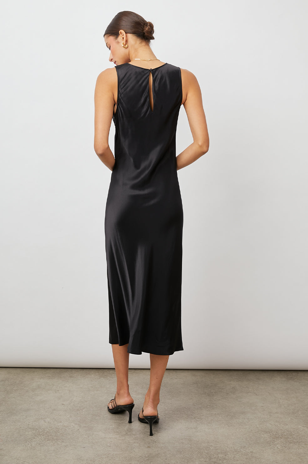 GABRIELLA BLACK DRESS-FULL BACK BODY