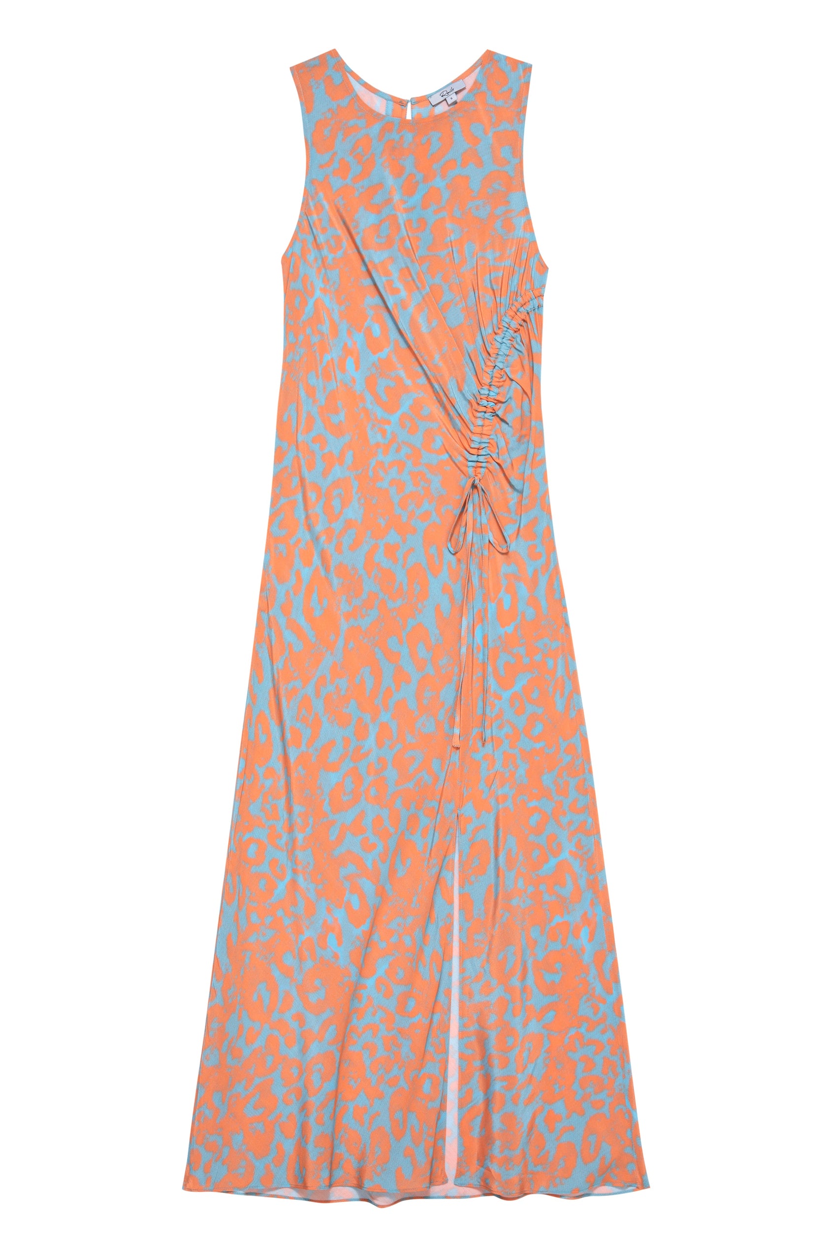GABRIELLA DRESS - ORANGE DIFFUSED CHEETAH