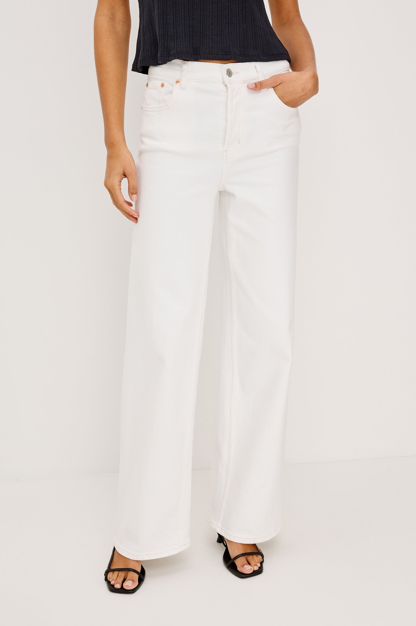 GETTY WIDE LEG - VINTAGE ECRU