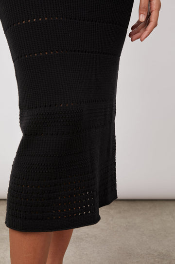 HEIDI BLACK SKIRT-DETAIL