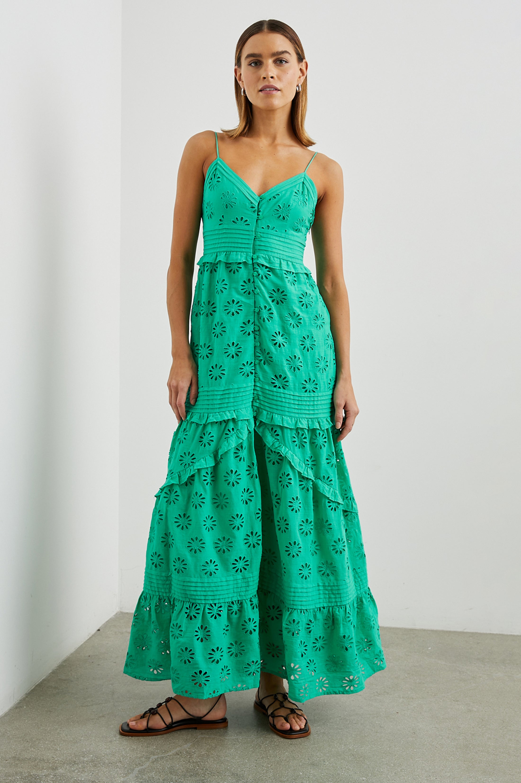 Henrietta Dress - Jade