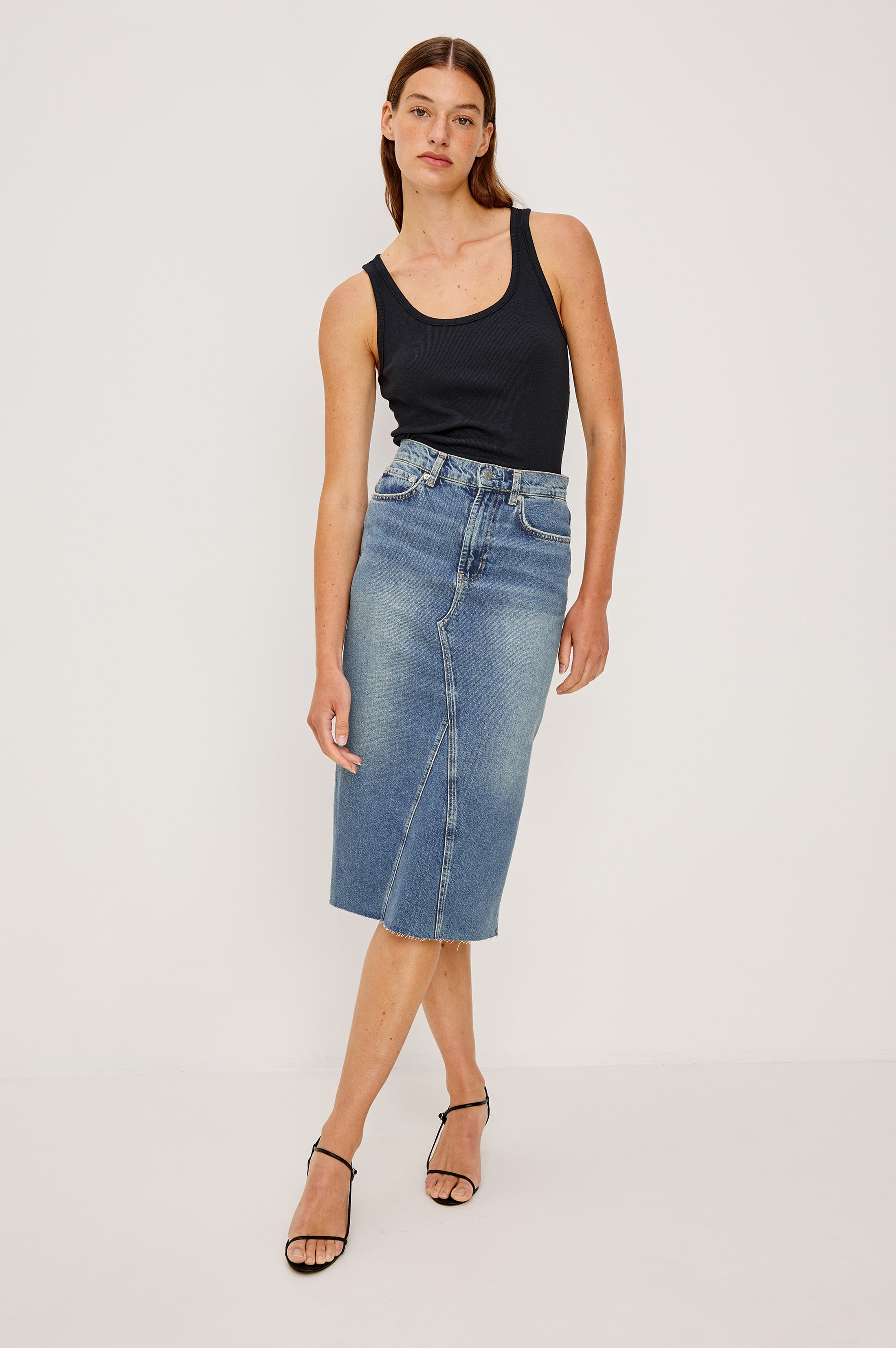 HIGHLAND SKIRT - VINTAGE SAPPHIRE – Rails UK